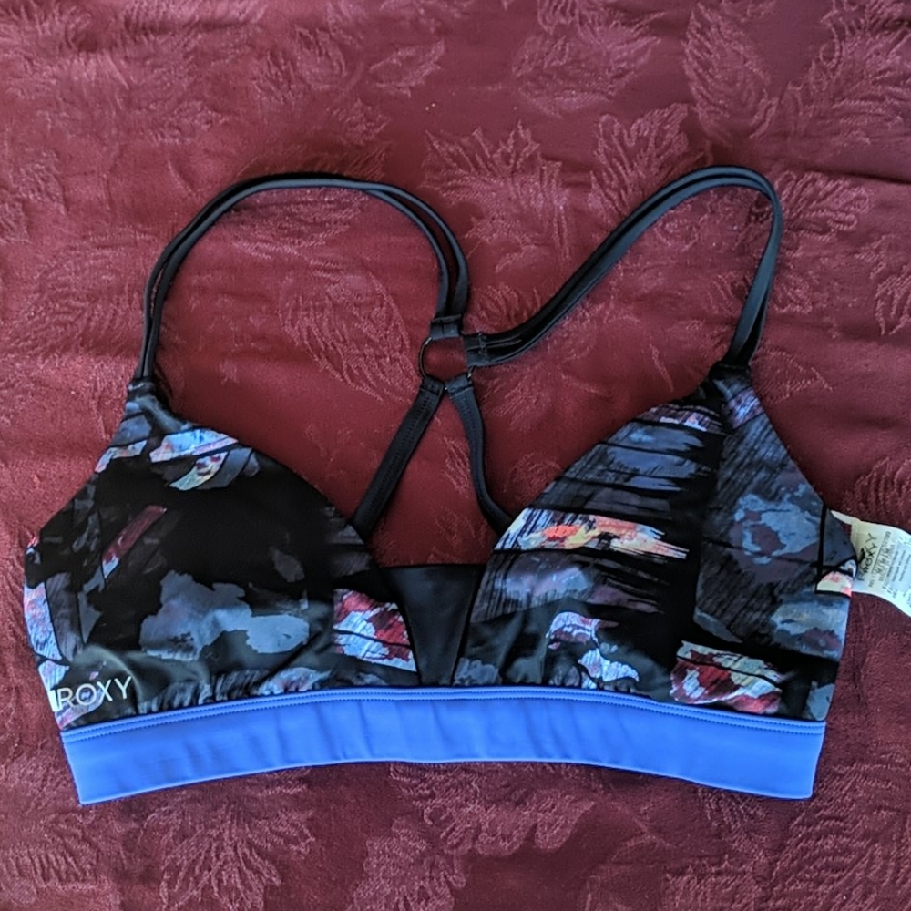 Roxy sportsbra bikini top size M - Picture 1 of 3